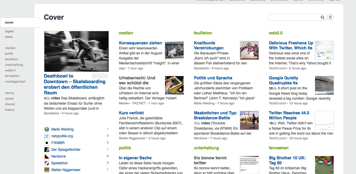 Feedly Cover