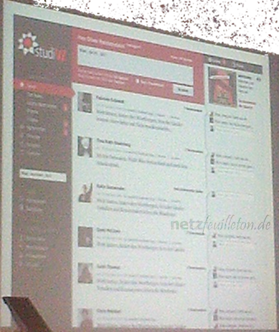 Neues StudiVz Design geleakt